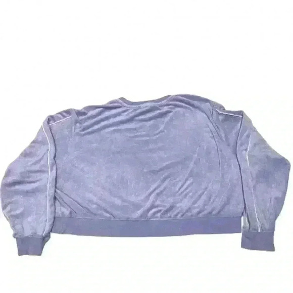 Purple velvet NIKE cropped  sweater - Picture 2 of 4
